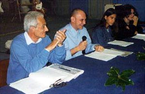 Alcuni momenti dei lavori della Giuria Popolare 2002