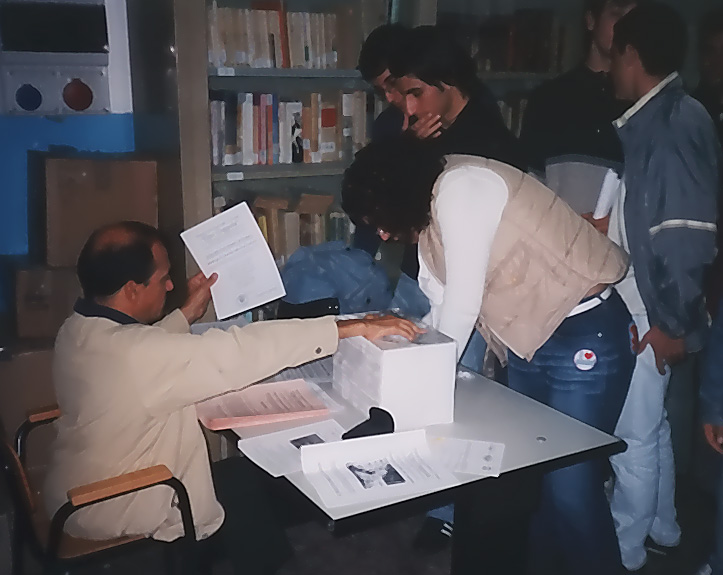 Lavori della Giuria Popolare dei Studenti 2004